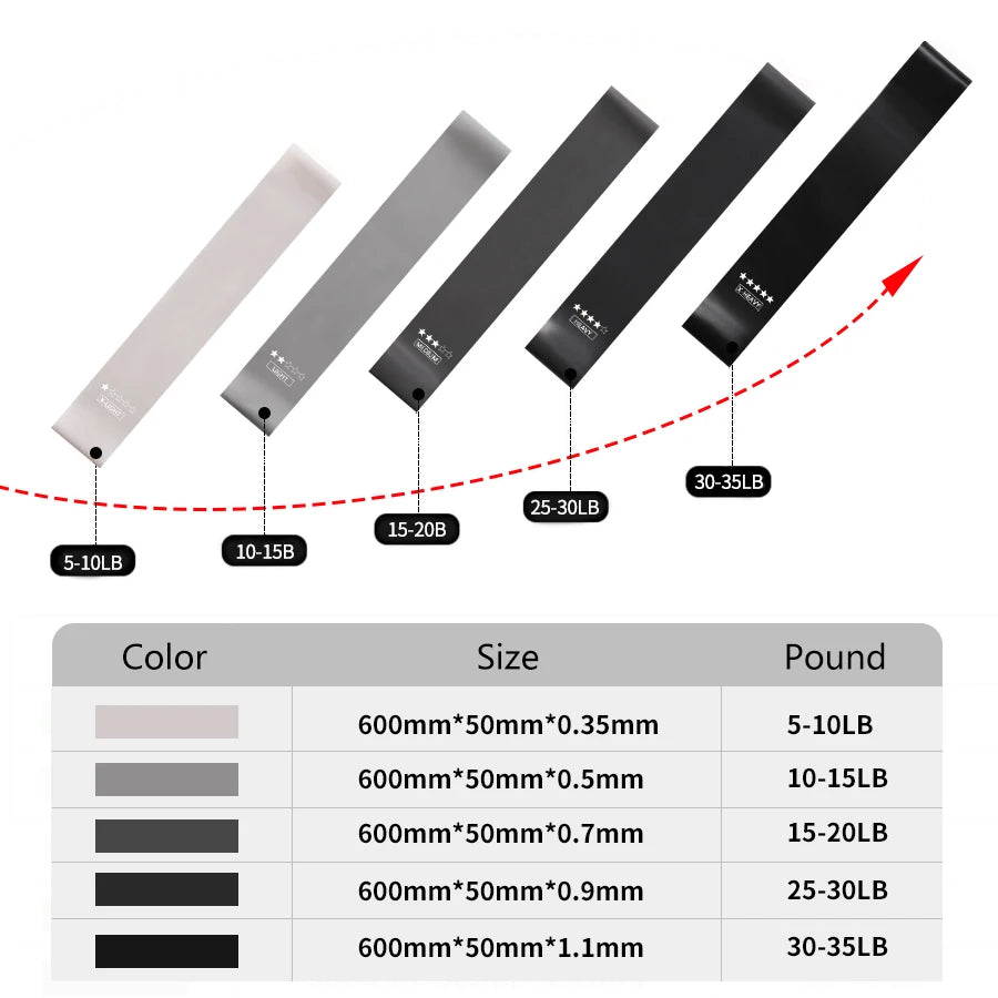 5 Resistance Bands