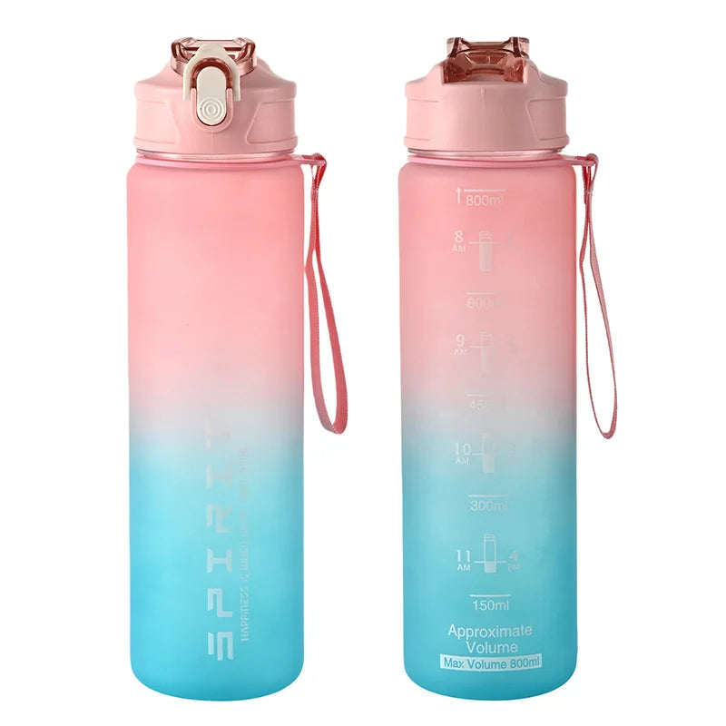 1PCS 800ML Large Capacity Sports Water Bottle